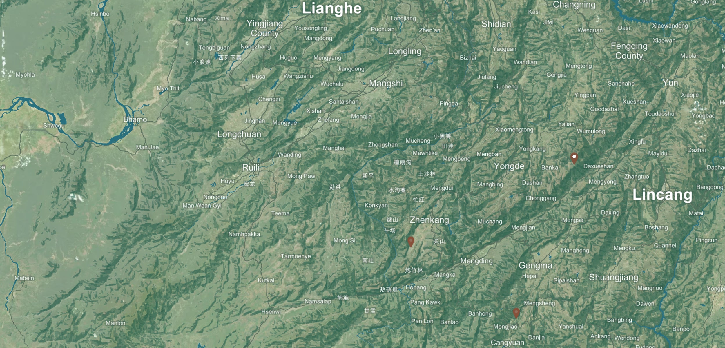 Lincang background map desktop