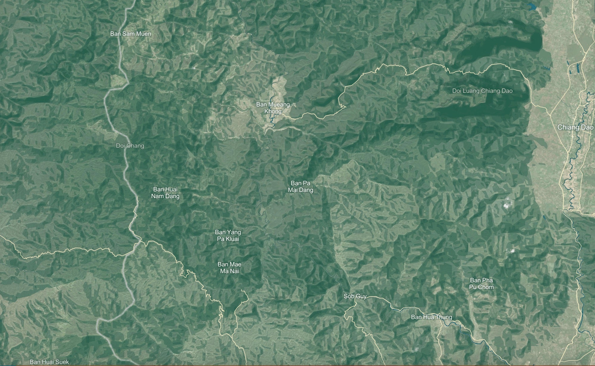 Doi Chiang Dao background map desktop