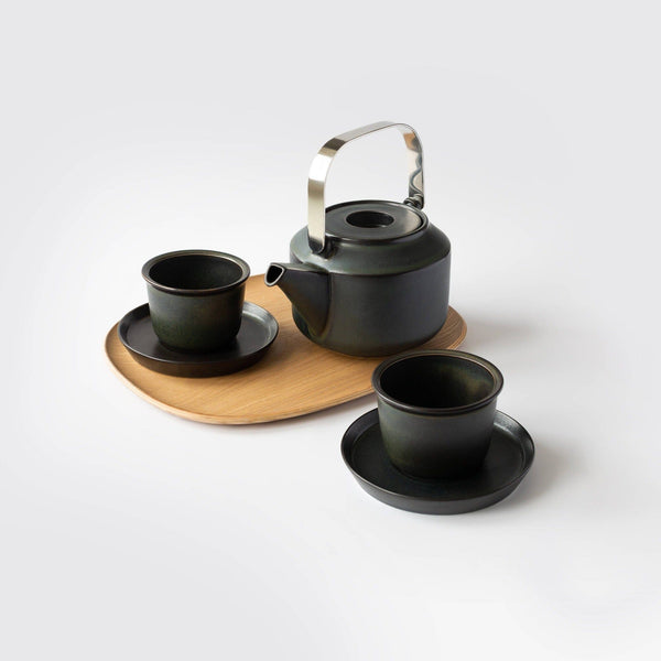 Two Teacups with Serving Tray